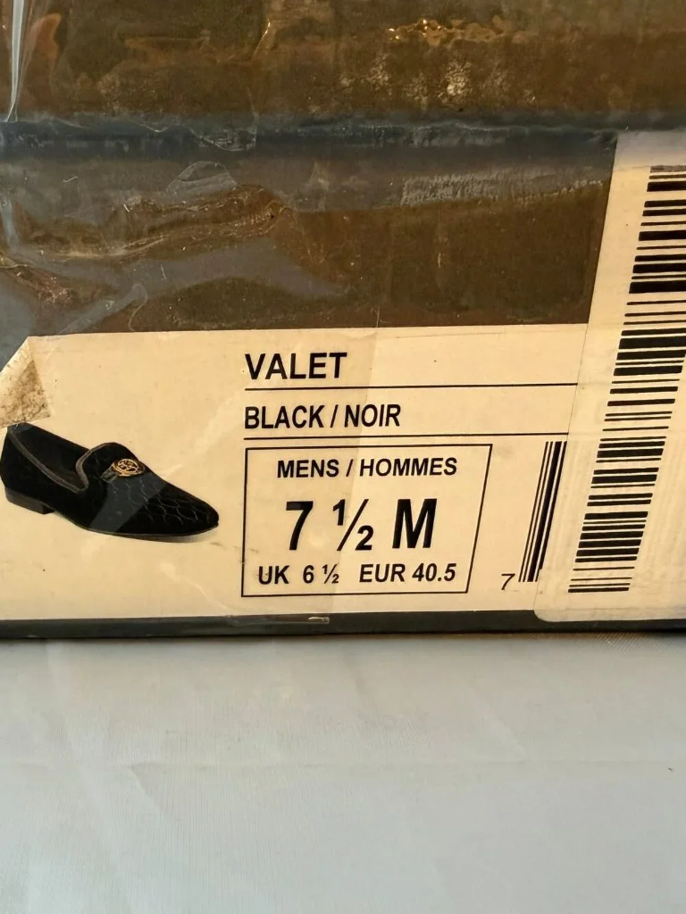 Stacy Adams Valet  Slip On Bit Loafer, Black Velvet  Men Size 7.5 M